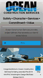 Mobile Screenshot of oceanconstructionservices.com